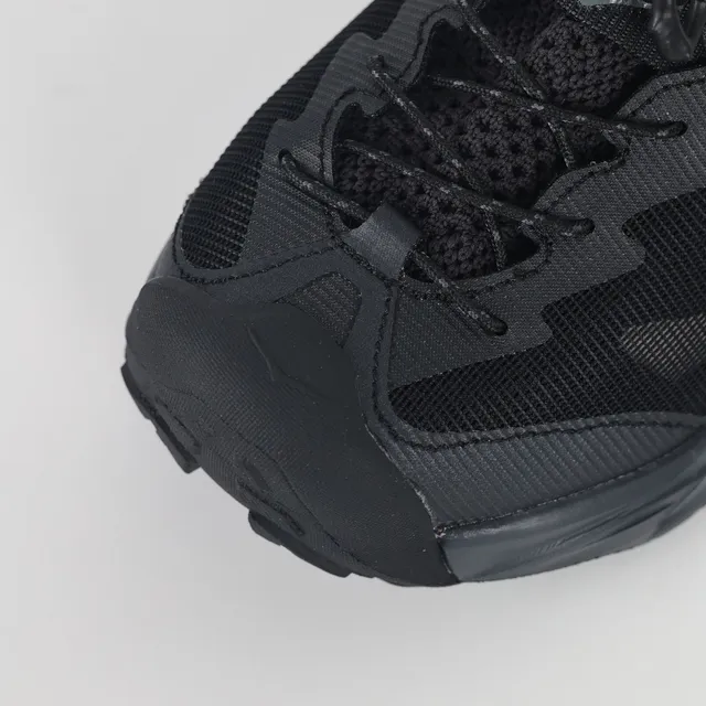 Hoka Black Open-Heel Hybrid Trail Sneaker