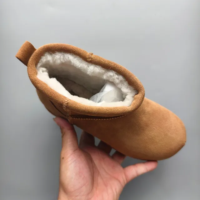UGG Tasman Tan Suede Slip-On Ankle Boot