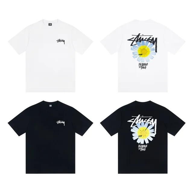 Stussy Daisy Graphic Print T-Shirt