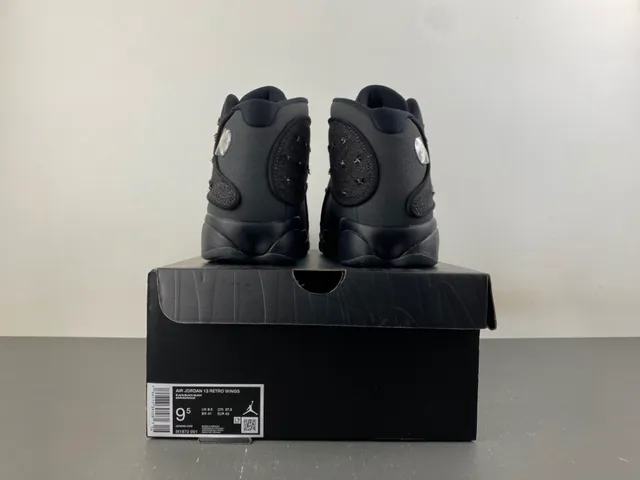 Air Jordan 13 Black Studded High-Top Basketball Shoes