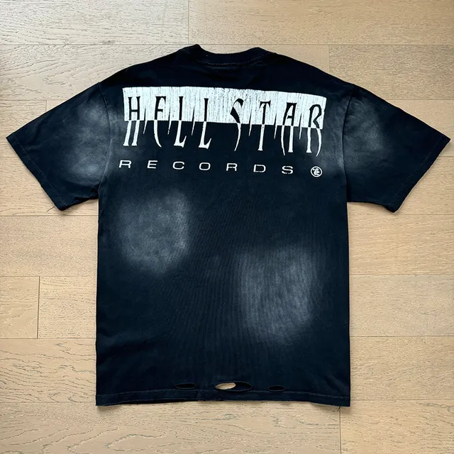 Hellstar Graphic Print Double-Sided T-Shirt