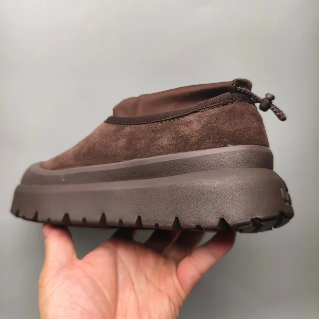 UGG Brown Slip-On Platform Sole Snow Boots