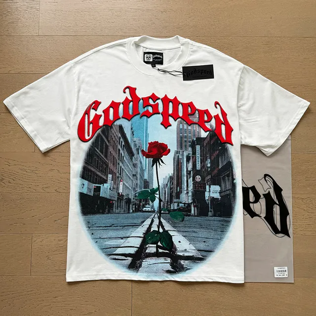 Godspeed Graphic-Print Double-Sided T-Shirt