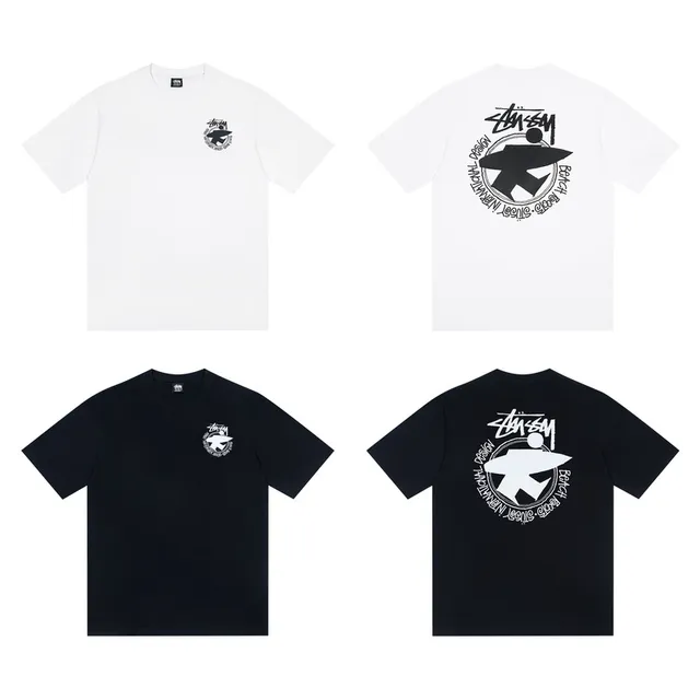 Stussy Circle Logo Graphic T-Shirt