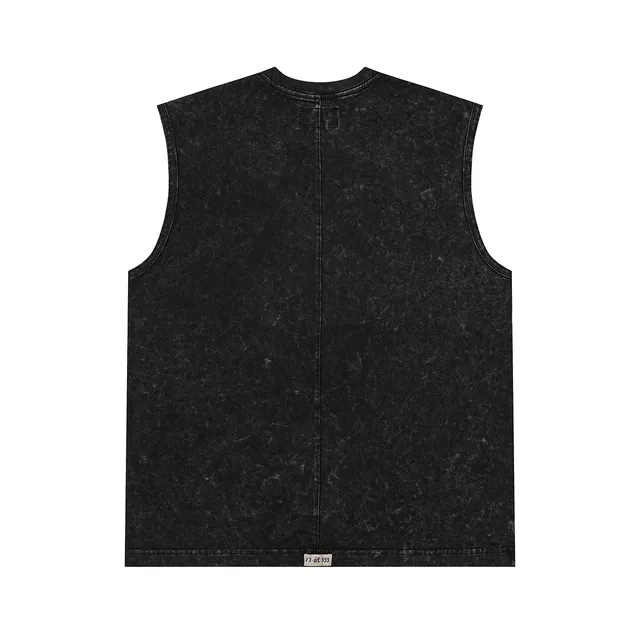 Godspeed Acid-Wash Graphic Vest Top