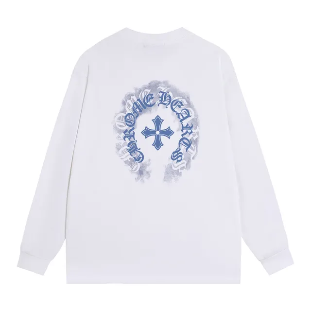 Chrome Hearts Graphic Print Black Long-Sleeve T-Shirt