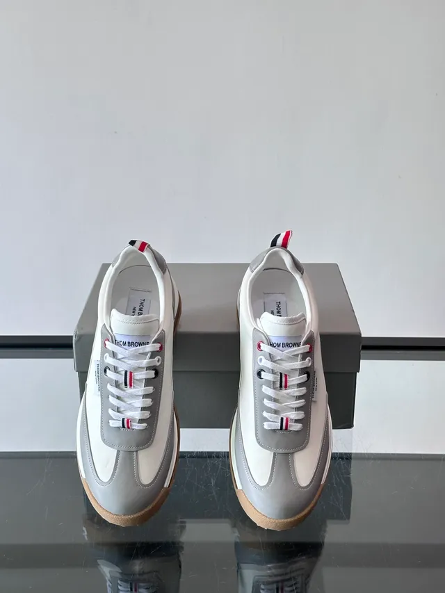 Thom Browne Air Runner White Gray Gum Lifestyle Sneakers