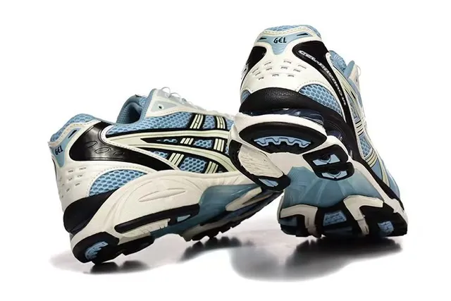 ASICS Gel-Kayano Light Blue Black White Running Shoes