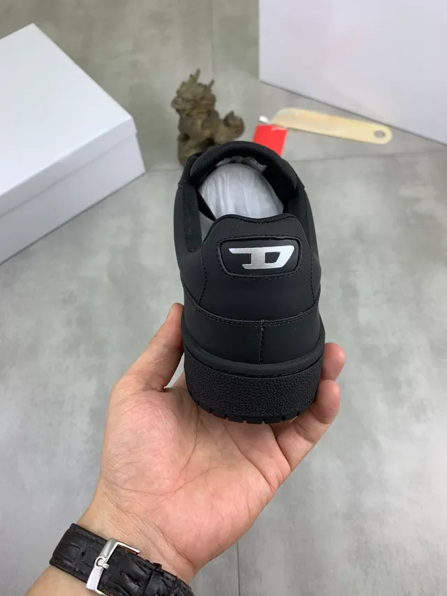 Diesel Black Platform Lifestyle Sneaker