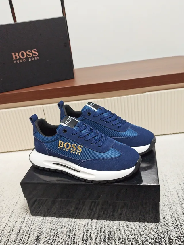 Hugo Boss Navy and White Lifestyle Sneaker
