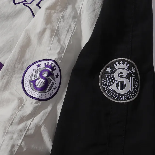 Supreme Gothic Logo Colorblock Windbreaker