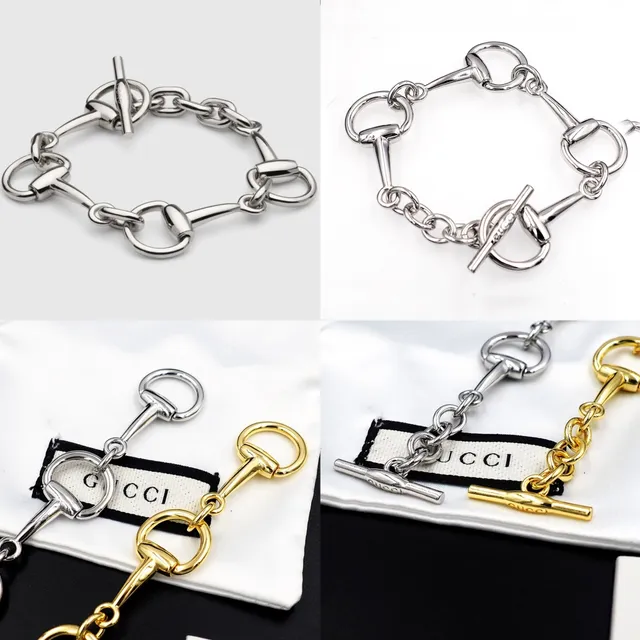 Gucci Horsebit 1955 Polished Silver Horsebit-Link Bracelet