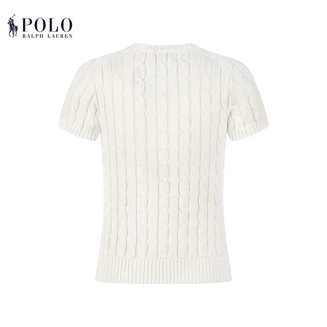 Polo Ralph Lauren Cable Knit Short-Sleeve Sweater