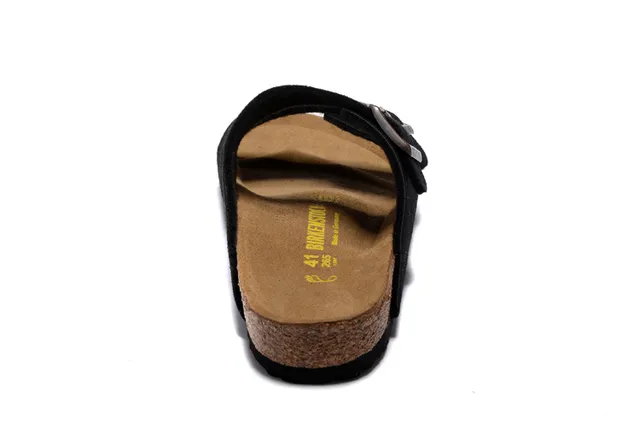 Birkenstock Arizona Black Two-Strap Casual Sandals
