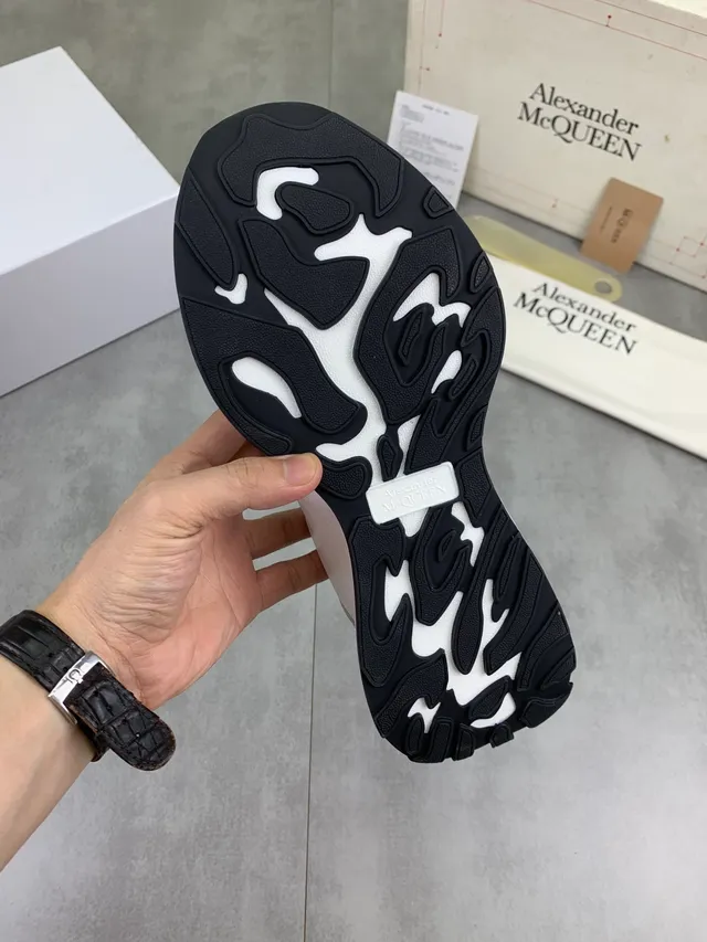 Alexander McQueen Oversized Sneaker White Beige Lifestyle Sneakers