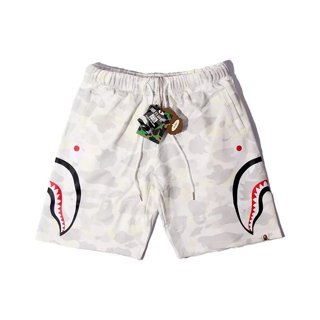 A Bathing Ape Multicolor Drawstring Waist Relaxed Fit Shorts