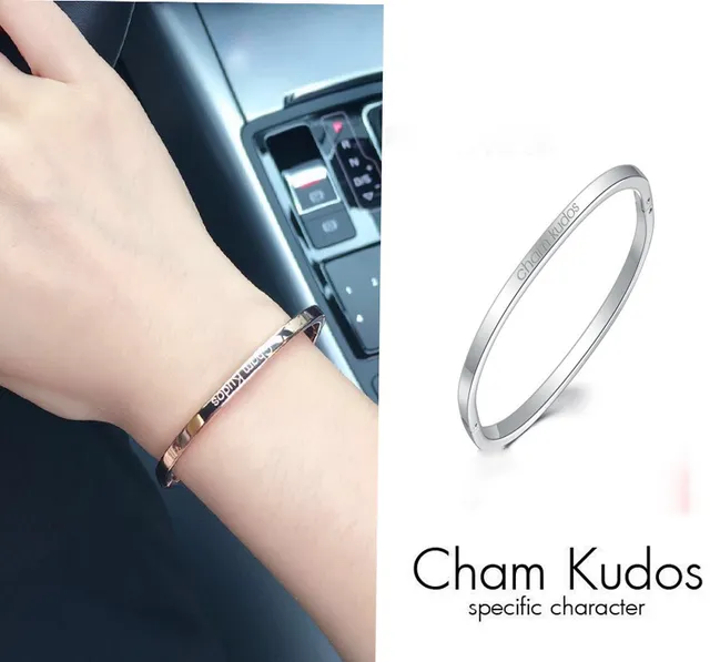 Calvin Klein Minimalist Engraved Silver-Tone Thin Bangle Bracelet