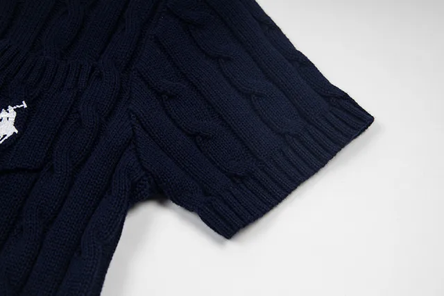 Polo Ralph Lauren Cable Knit Short-Sleeve Sweater