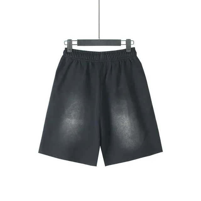 Tribal Flame Graphic Drawstring Shorts