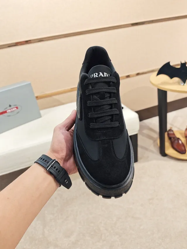 Prada Cloudbust Black Platform Lifestyle Sneakers