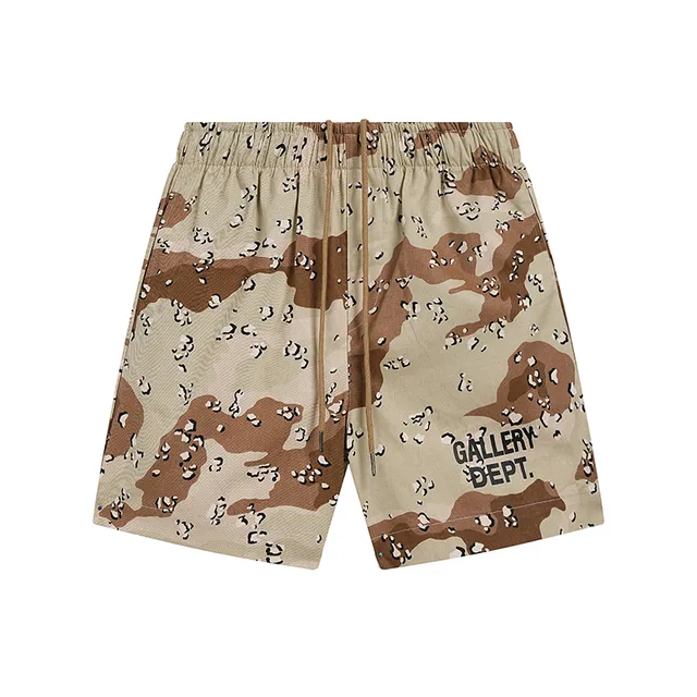 Gallery Dept Desert Camo Print Relaxed Fit Shorts