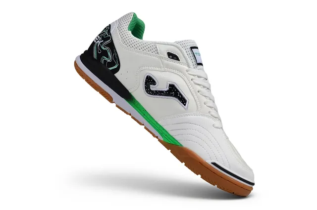 Joma Top-Flex White Green Synthetic-Mesh Upper Sneakers