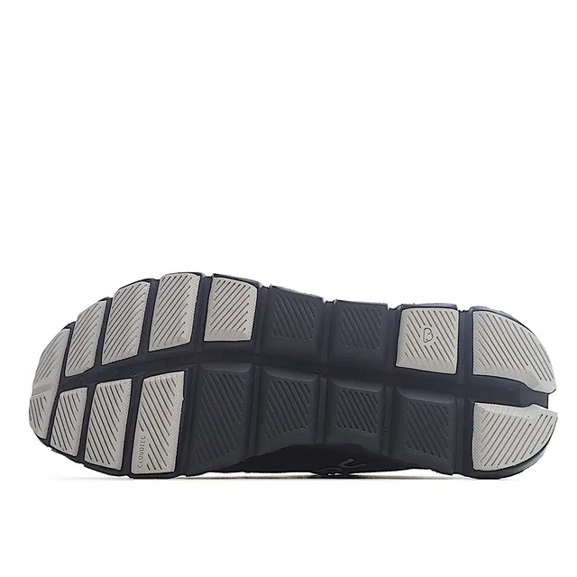 On Cloudmonster Black and Gray Running Shoes