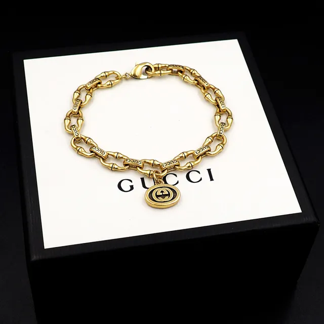 Gucci Ophidia Gold-Tone Bamboo Link Bracelet