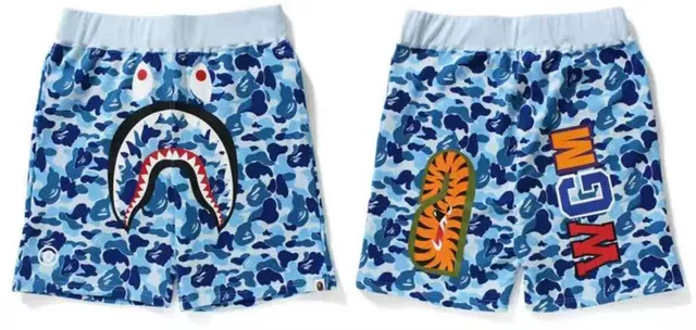 A Bathing Ape Multicolor Drawstring Waist Relaxed Fit Shorts