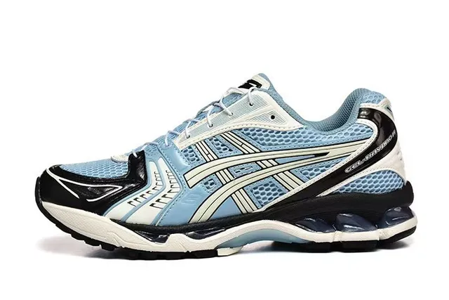 ASICS Gel-Kayano Light Blue Black White Running Shoes