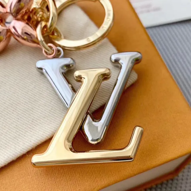 Louis Vuitton Monogram Flower Gold Monogrammed Metallic Brooch