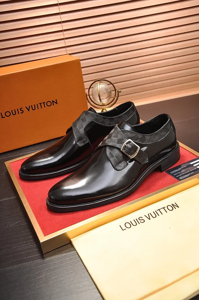 Black Silver Patent Leather Single Strap Monk Shoes
