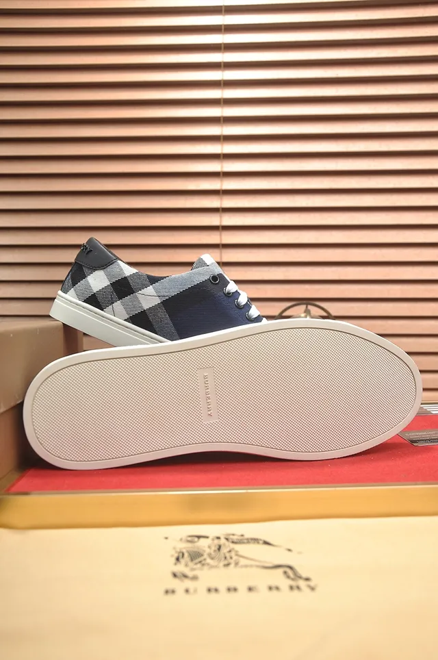 Burberry House Check Canvas Low-Top Lifestyle Sneakers