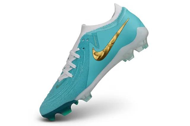Nike Phantom GT Turquoise Gold Firm-Ground Soccer Shoes