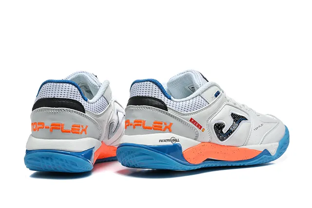Joma Lex White Blue Low-Top Mesh-and-Synthetic Upper Sneakers