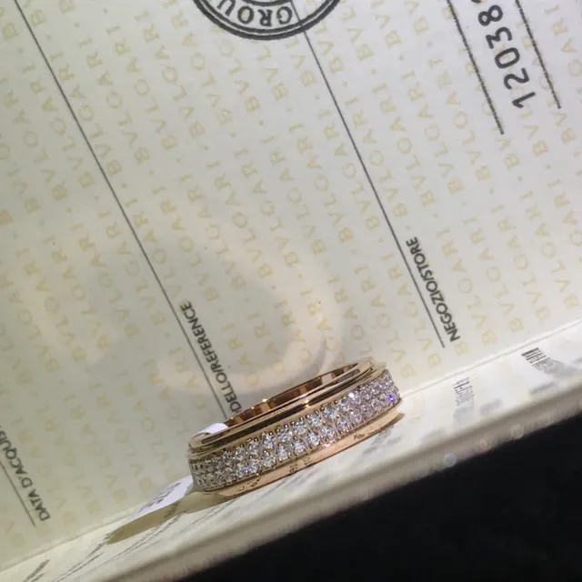 Cartier Rotating Dual-Band Pavé Diamond Ring