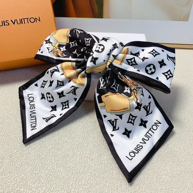 Louis Vuitton Monogram Print Silk Scarf
