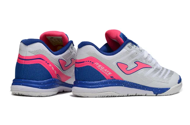Joma Regate White Blue Low-Top Synthetic-Mesh Upper Sneakers