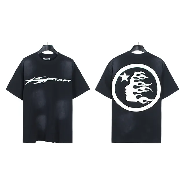 Black Distressed Graphic Print Oversized T-Shirt and Shorts Casual Set