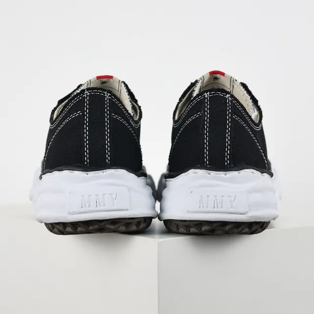 Maison Margiela Black White Deconstructed Layered Midsole Lifestyle Sneakers