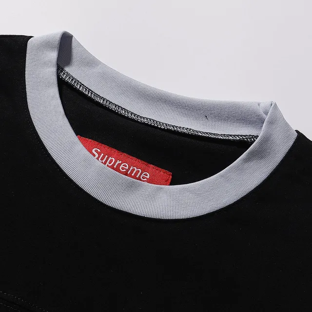Supreme Black Gold Football Screen-Printed Front Graphic Jersey