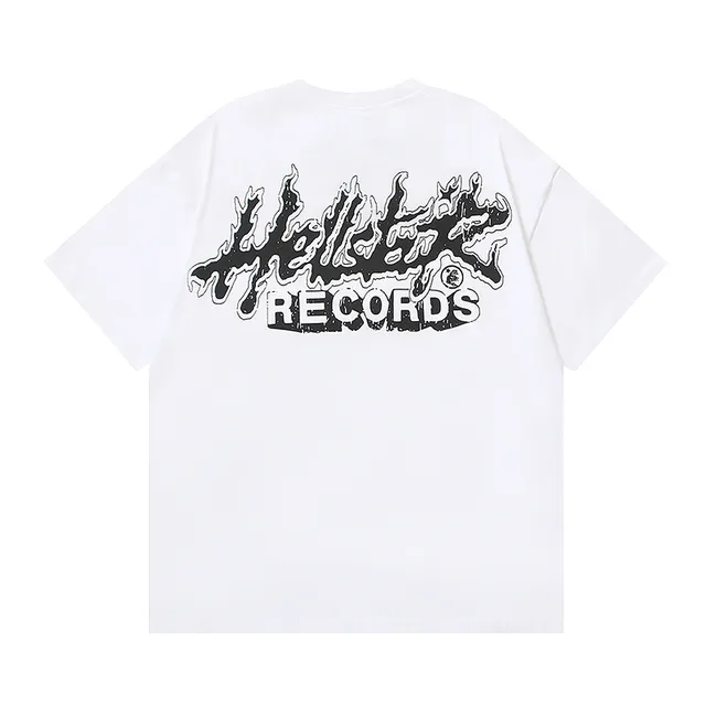 Hellstar Graphic Flame Print Oversized T-Shirt