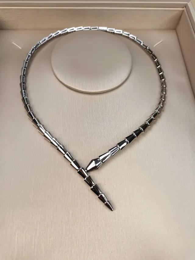 Bvlgari Serpenti Rose Gold Articulated Snake Necklace