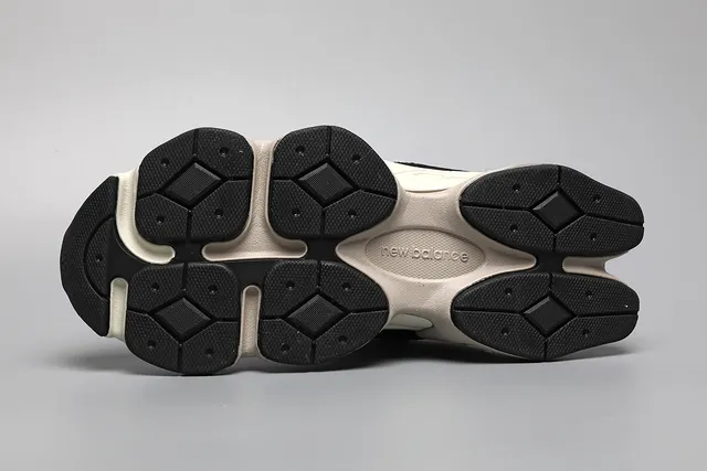 New Balance 9060 Black and Cream Lifestyle Sneakers