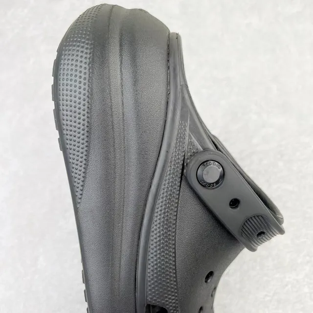 Crocs Echo Clog Black Platform Molded Foam Clog
