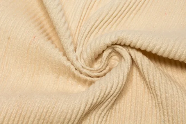 UGG Ribbed Beige Cashmere Scarf