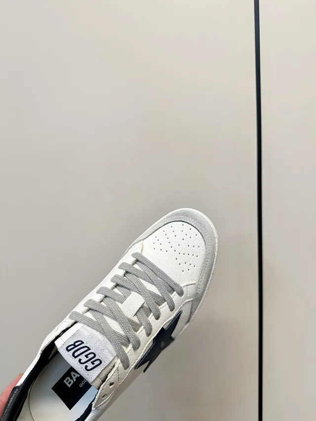 Golden Goose Ball Star White Navy Star Lifestyle Sneakers