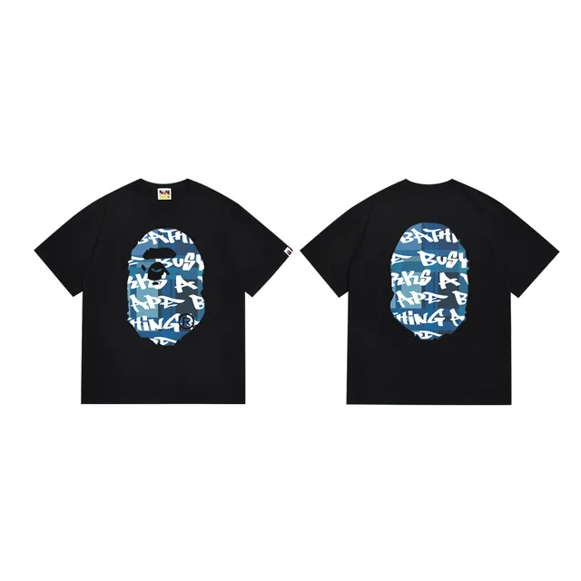 A Bathing Ape Ape Head Graphic Black T-Shirt