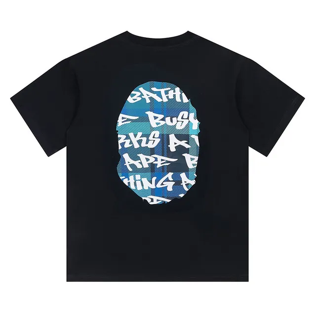 A Bathing Ape Ape Head Graphic Black T-Shirt