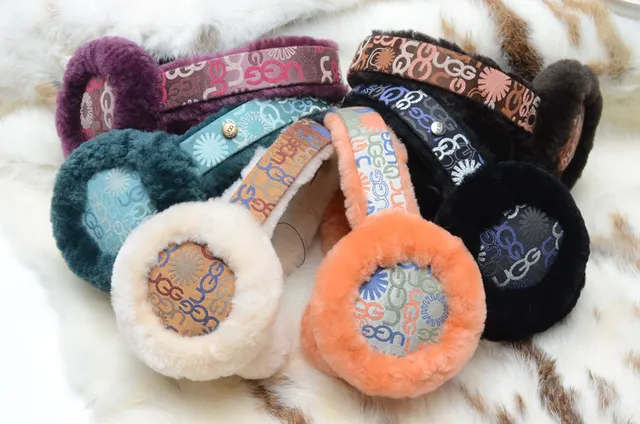 UGG Tasman Shearling Ear Warmers Multicolor Beanie